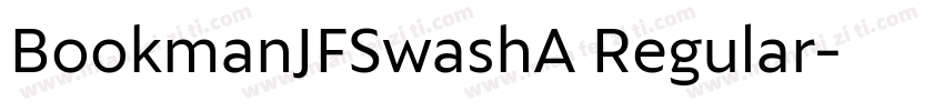 BookmanJFSwashA Regular字体转换
